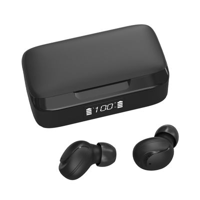 Magnatic Contacts  Silicone Ear Caps 30mAh Wireless Earbud Sport
