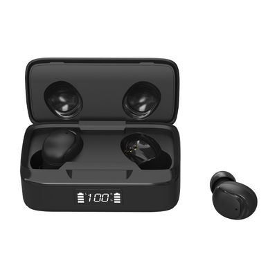 Magnatic Contacts  Silicone Ear Caps 30mAh Wireless Earbud Sport