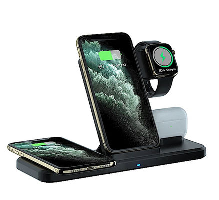 FCC Folding 15W 4 In 1 Multifunctional Wireless Charger