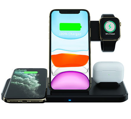 FCC Folding 15W 4 In 1 Multifunctional Wireless Charger