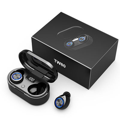 TW80 Wireless Bluetooth 5.0 TWS Mini HiFi Earbuds With MIC