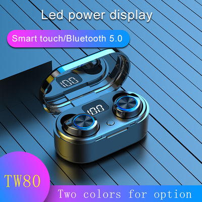 Touch Control TW80 Mini Wireless Bluetooth Earphones With Mic