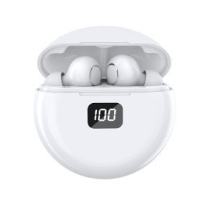 FCC Lightweight Bluetooth Headphones Digital Power Display In Ear Earbuds