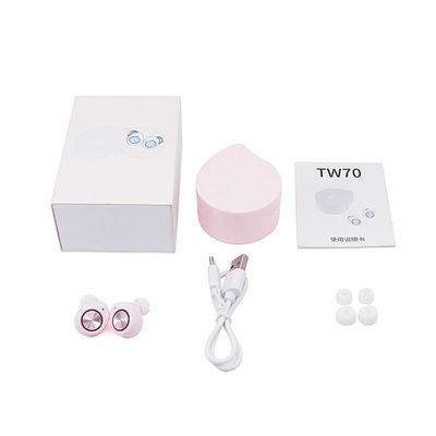 SBC AAC 123db TWS True Wireless Bluetooth Earbuds With Charging Case