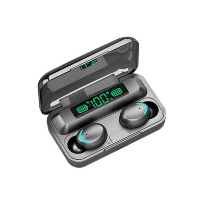 8D Surround F9 True Wireless Headset LED Display Mini Invisible Button