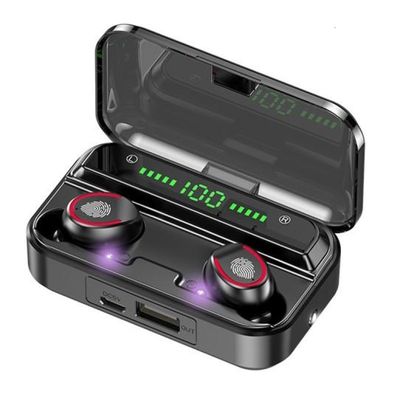 V5.1 Small Wireless Bluetooth Earbuds TWS Headset With Power Bank