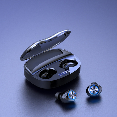 Led Display Touch Control Wireless 5.0 Earphones Earbuds TW90 Wireless Headset with Charger Box